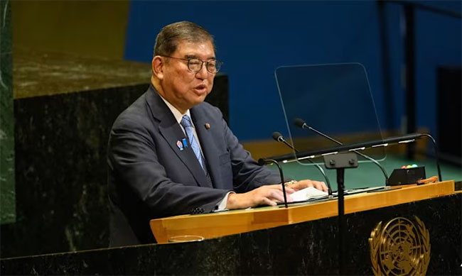 Japan PM says Palestine state recognition when not if