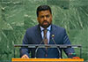 President urges world leaders to commit themselves to building a safe world