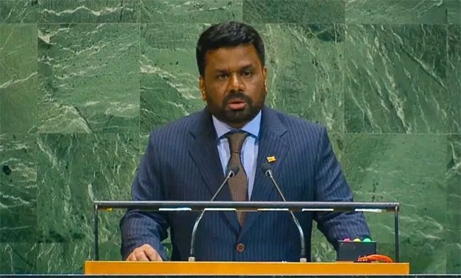 President Anura Kumara urges world leaders to commit themselves to building a safe world for future generations
