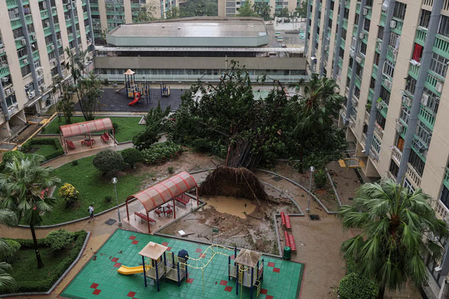 Hong Kong reopens after worlds most powerful cyclone Ragasa
