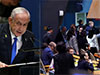 Dozens of delegates from multiple nations walk out of UN hall as Israeli prime minister prepares to speak