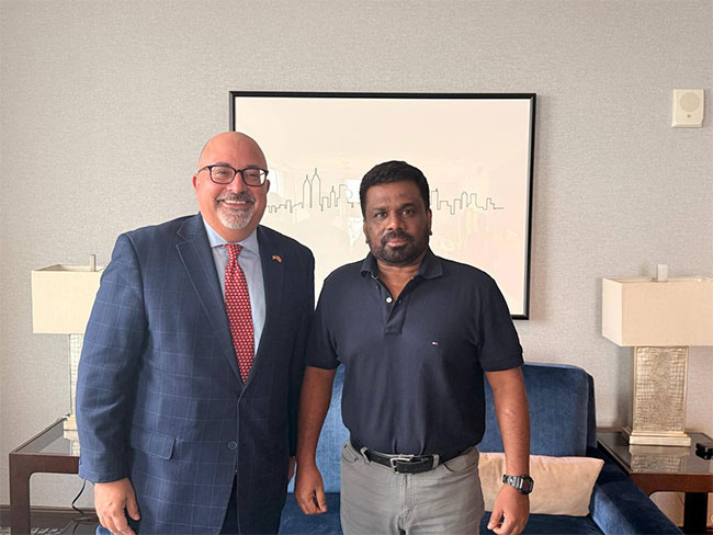 President Dissanayake meets US Chambers SVP Atul Keshap
