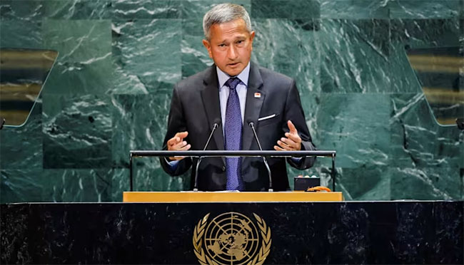 Singapore urges UN to curb Security Council vetoes