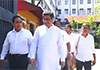 Ex-Minister Udaya Gammanpila arrives at Bribery Commission