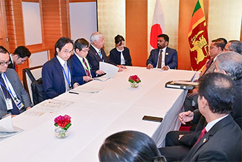 President meets Japanese leaders