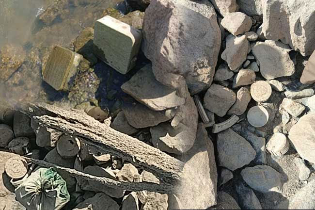 Cache of firearms and ammunition uncovered from Kataragama Weheragala Reservoir