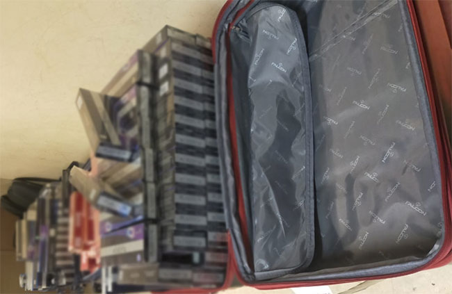 Duo arrested at BIA while attempting to smuggle foreign cigarettes worth over Rs. 14 million