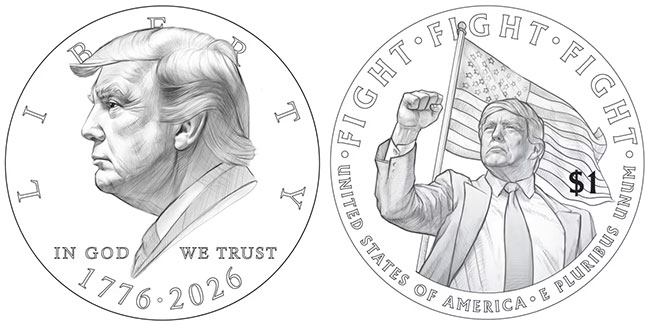 US considers $1 Trump coin to mark 250th independence celebrations