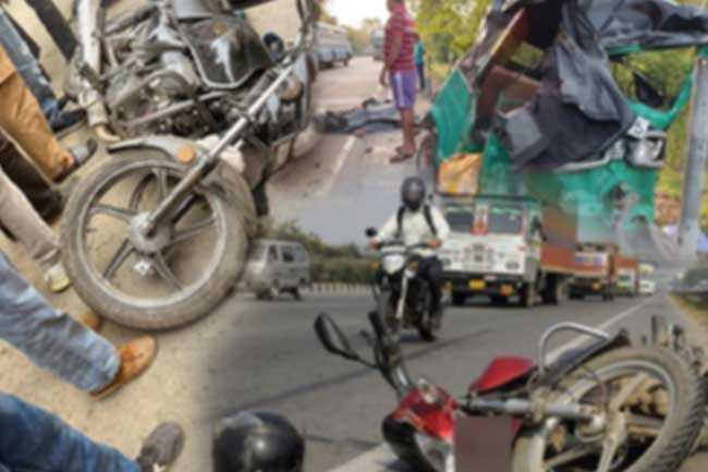 Four deaths reported in separate road accidents  