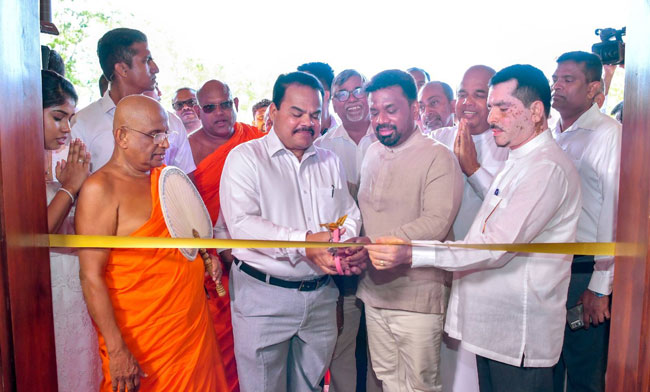 President inaugurates Museum and International Research Institute at Somawathi Sacred Site