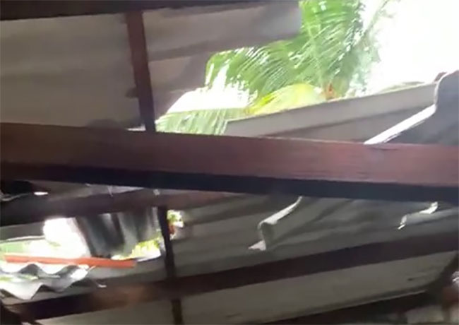 Several houses damaged by strong winds in Welikanda