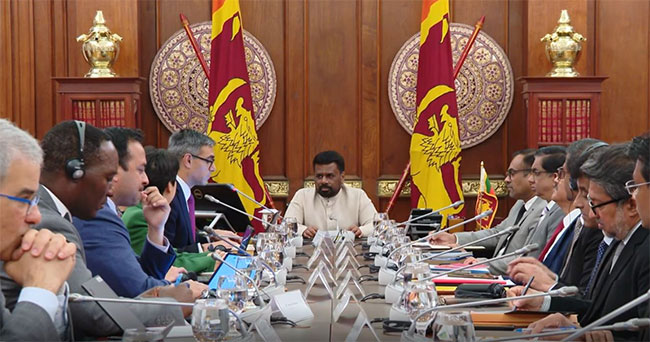 President meets IMF delegation to discuss Sri Lankas fifth review