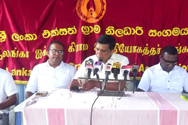 Grama Niladharis warn of island-wide strike over allowance issue