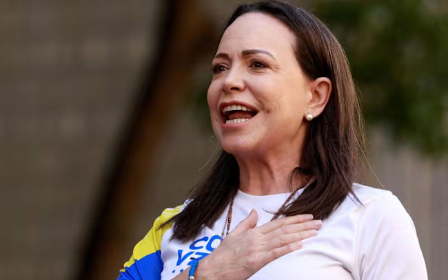 Nobel Peace Prize winner Machado dedicates award to Trump
