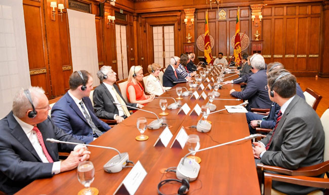 President assures investments in Sri Lanka are secure under the current govt