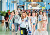 Tourist arrivals in first 9 days of October tops 46,000