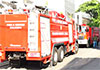 Fire breaks out at building on Bauddhaloka Mawatha