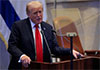 Donald Trump touts dawn of a new Middle East in address to Israeli parliament 