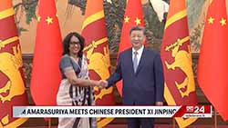 PM Harini holds talk with Chinese President Xi Jinping (English)