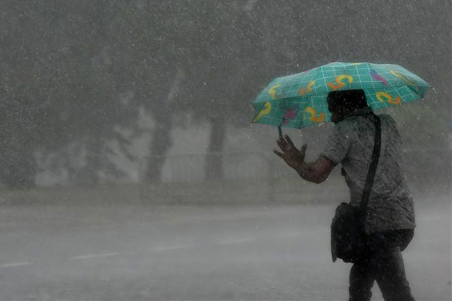 Heavy rainfall expected in parts of the island