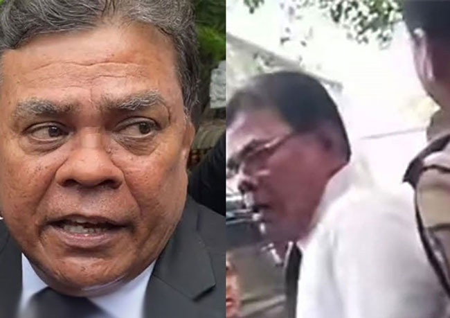 Attorney Gunaratne Wanninayake prepared to appear before court