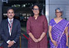 PM Harini lands in New Delhi for maiden visit to India after assuming office