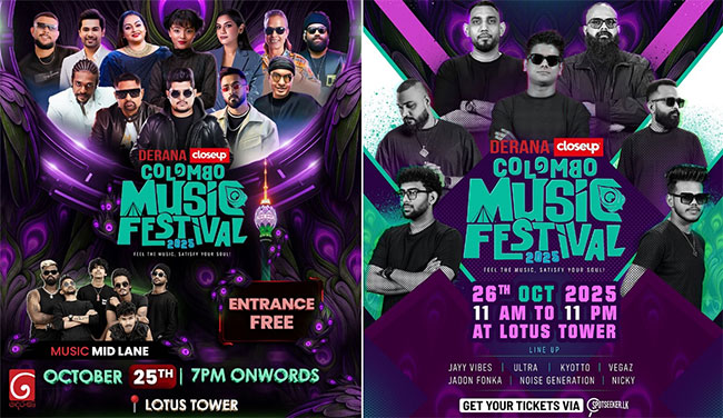 Derana Closeup Colombo Music Festival 2025 set to electrify with two shows and masterclasses