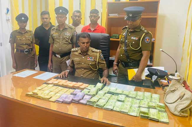 Suspect arrested with over Rs. 3 mln in cash from drug trafficking