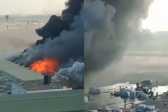Fire breaks out at Dhaka Airport; All flights suspended