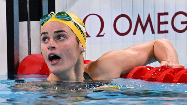 Australian Olympic champion Kaylee McKeown breaks world short course record