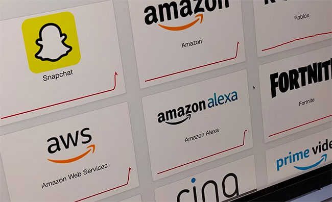 Amazon cloud platform and several other websites experiencing outages