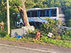 One dead, 10 injured after bus crashes into tree on Mannar-Medawachchiya road