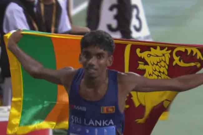 Sri Lanka�s Lahiru Achintha wins gold at Asian Youth Games 2025