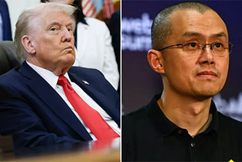 US President Trump pardons Binance founder Changpeng Zhao US President Trump pardons Binance founder Changpeng Zhao