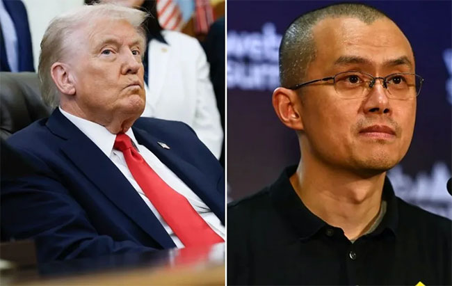 US President Trump pardons Binance founder Changpeng Zhao