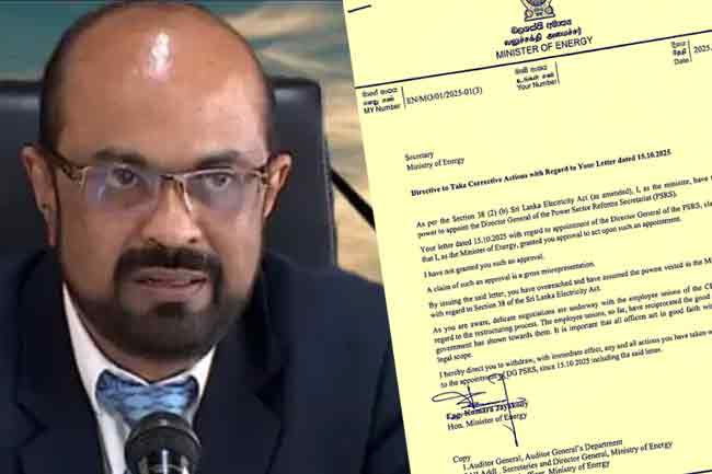 Energy Minister orders withdrawal of PSRS Director General appointment letter