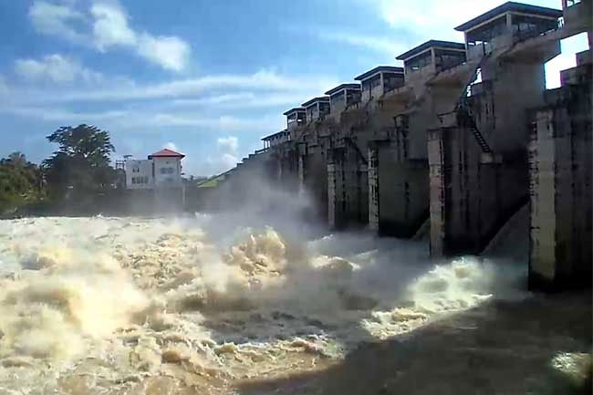 15 reservoirs spilling due to heavy rainfall