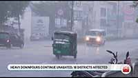 18 districts affected as heavy downpours continue across Sri Lanka (English)