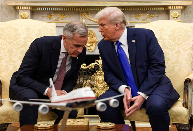 Trump sets 10% hike in tariffs on Canada after ad airs during World Series Trump sets 10% hike in tariffs on Canada after ad airs during World Series