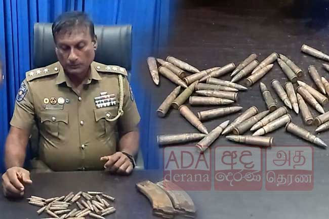 Cache of ammunition found in Kanadara Oya Cache of ammunition found in Kanadara Oya