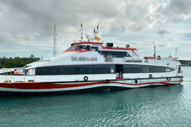 IndiaSri Lanka ferry service temporarily suspended IndiaSri Lanka ferry service temporarily suspended