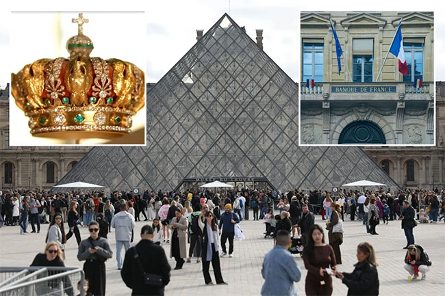 Two arrested over theft of jewels at Louvre, French media report
