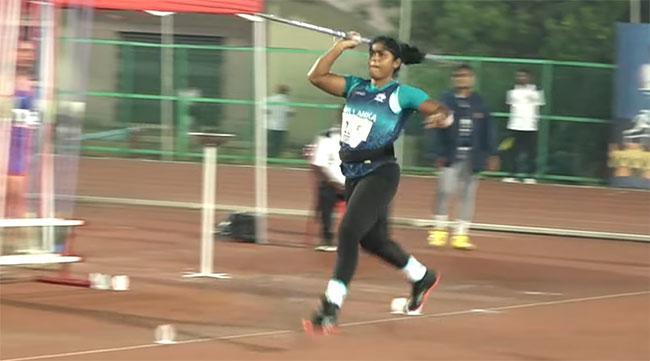 South Asian Athletics C’ships: Dilhani Lekamge wins gold in Women’s javelin throw