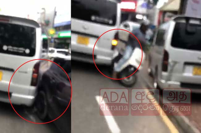 New info uncovered regarding van driver arrested for driving without obeying police orders in Ratmalana