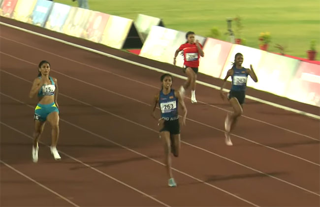 South Asian Athletics C ships- Safiya Yamic claims third gold by winning Women s 200m event South Asian Athletics C ships- Safiya Yamic claims third gold by winning Women s 200m event