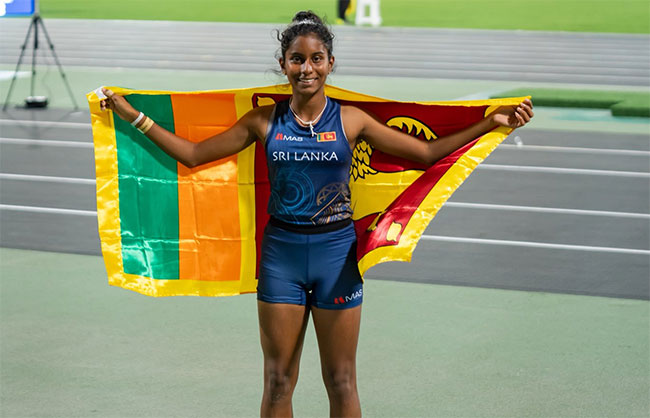 2025 Asia Youth Games- Dilni Rajapaksha wins Bronze in Girl s Triple Jump event 2025 Asia Youth Games- Dilni Rajapaksha wins Bronze in Girl s Triple Jump event