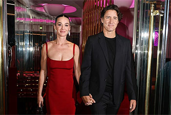 Katy Perry and Justin Trudeau make public appearance together