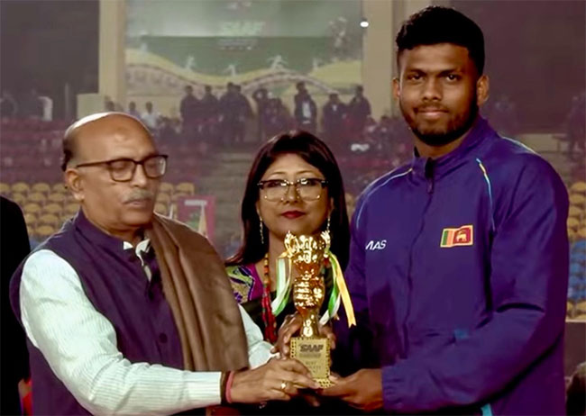 Rumesh Tharanga named Best Male Athlete at South Asian Athletics Championships