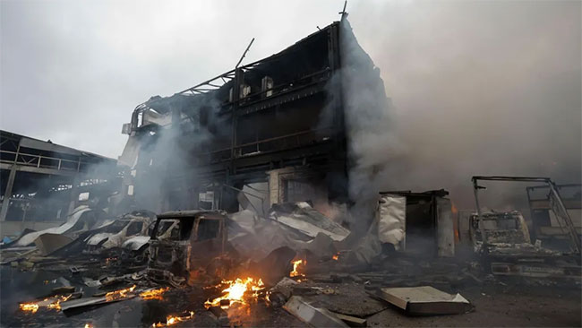 Ukraine targets Moscow with dozens of drones, Russia says