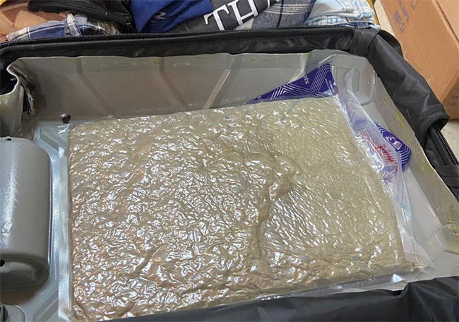 Sri Lankan passenger arrested at BIA with over 2.5kg Kush cannabis